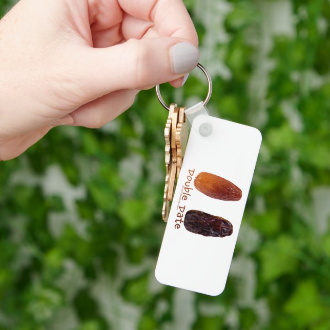 SlipperyJoes två data skrumpna rynkpruner Nyckelring (Hand)