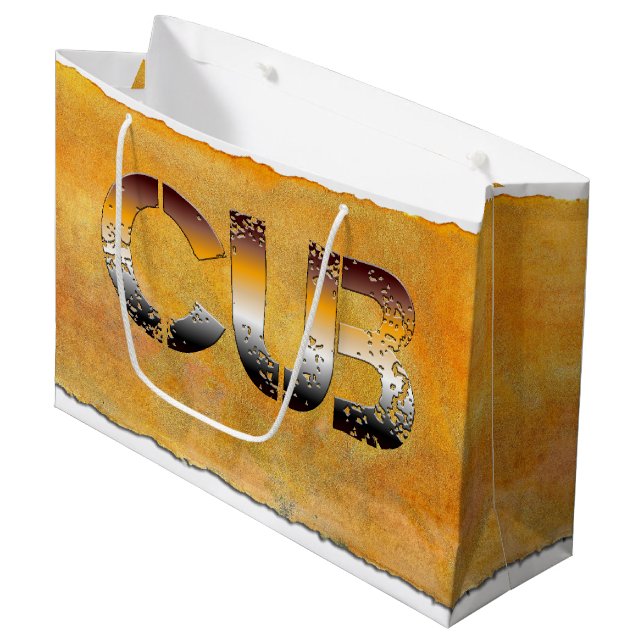 SlipperyJoe's unge bär ord orange-bruna toner pro (Framsidan Vinklad)