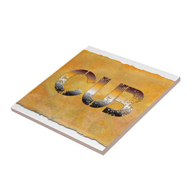 SlipperyJoe's unge bär ord orange-bruna toner pro Kakelplatta (Sidan)