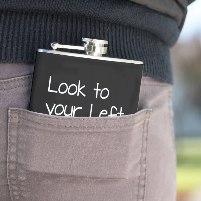 SlipperyJoe's utseende lämnat lustig vit pil Fickplunta (In Situ)