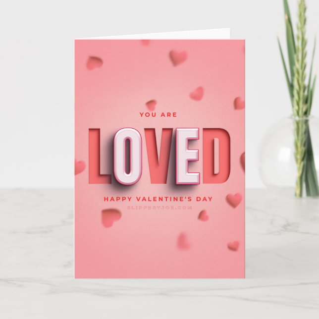SlipperyJoe's Valentine's Day gifts romantic tone  Kort (Framsida)