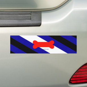 SlipperyJoes valp-lek-prydnadsflagga uttrycker kin Bildekal