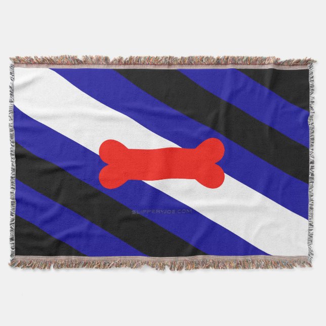 SlipperyJoes valp-lek-prydnadsflagga uttrycker kin Filt (Framsidan)