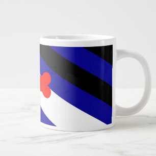 SlipperyJoes valp-lek-prydnadsflagga uttrycker kin Jumbo Mugg