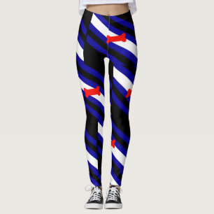 SlipperyJoes valp-lek-prydnadsflagga uttrycker kin Leggings