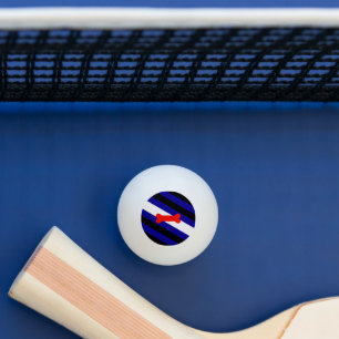 SlipperyJoes valp-lek-prydnadsflagga uttrycker kin Pingisboll