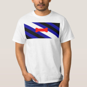 SlipperyJoes valp-lek-prydnadsflagga uttrycker kin T Shirt