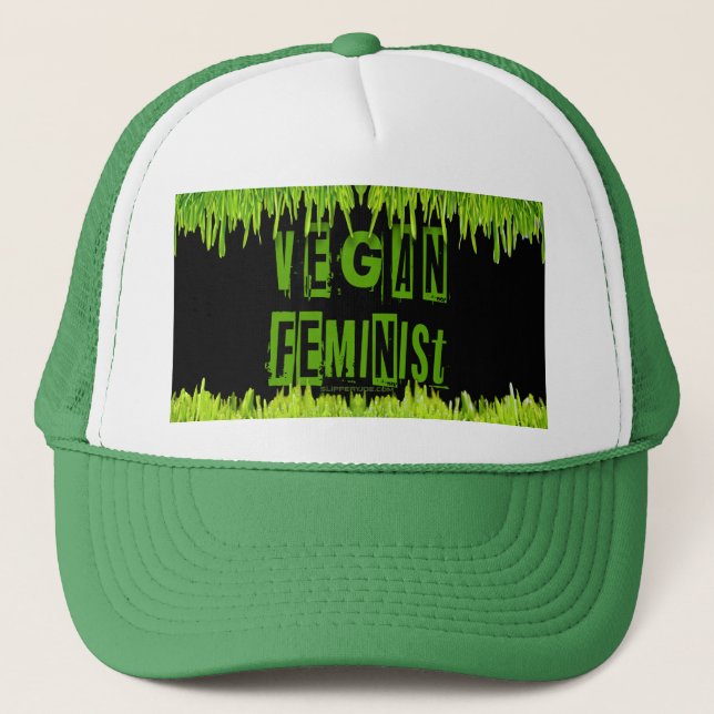 SlipperyJoe's veganska feministiska uppmärksamhets Keps (Framsida)