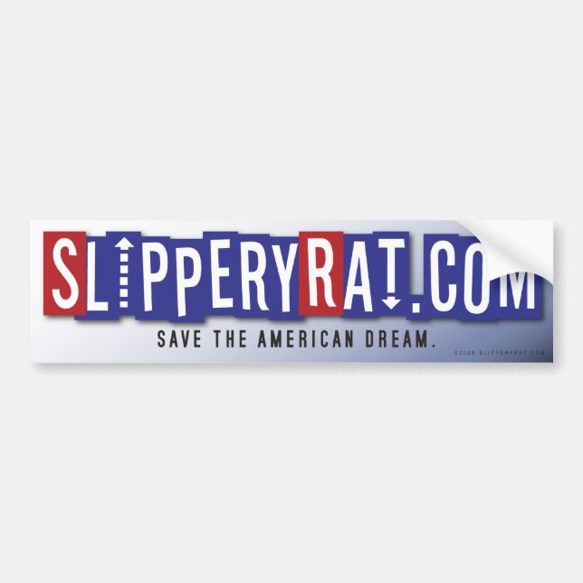 SlipperyRat.com bildekal (Framsidan)