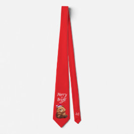 Slips: Glad och ljus (röd) Slips