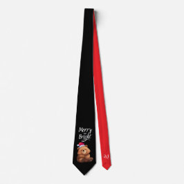 Slips: Glad och ljus (svart) Slips