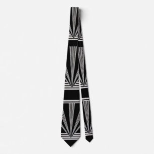 Slips Silver Svart Art Deco 2