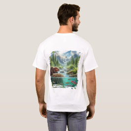 Sliten Lugn | Bäver vid bäck Natur T Shirt