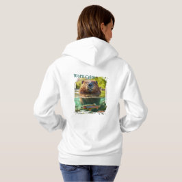 Sliten Lugn | Scen med hjort och bäver vid Trout C T Shirt