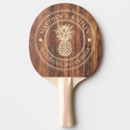 Sliten Skärbräda Ananas Bröllopsnamn Pingisracket