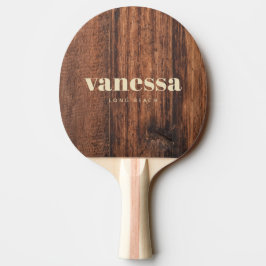 Sliten Skärbräda Minimal Modern Klassisk Namn Pingisracket