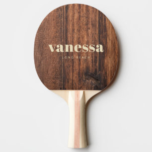 Sliten Skärbräda Minimal Modern Klassisk Namn Pingisracket