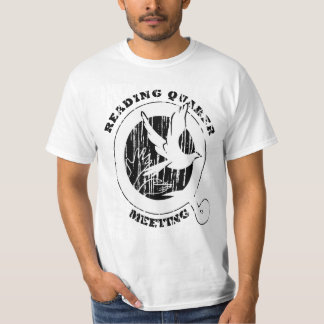 Slitet läs- Quakermöte Tee Shirt