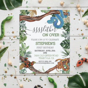 Slither on over Snake Reptile Lover Birthday