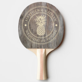 Slitna Brädor Ananas Bröllopsnamn Pingisracket