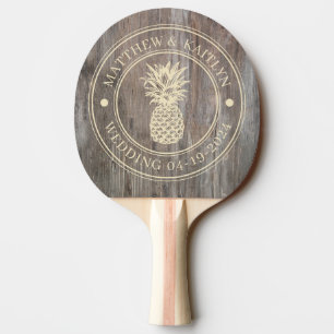 Slitna Brädor Ananas Bröllopsnamn Pingisracket
