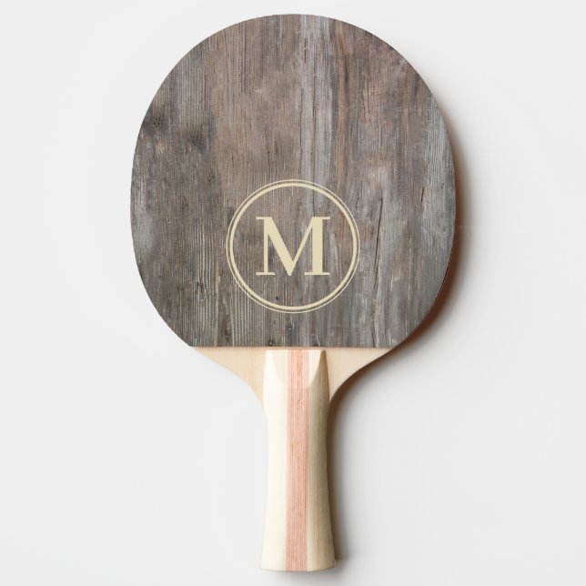 Slitna Brädors Monogram Pingisracket (Baksidan)