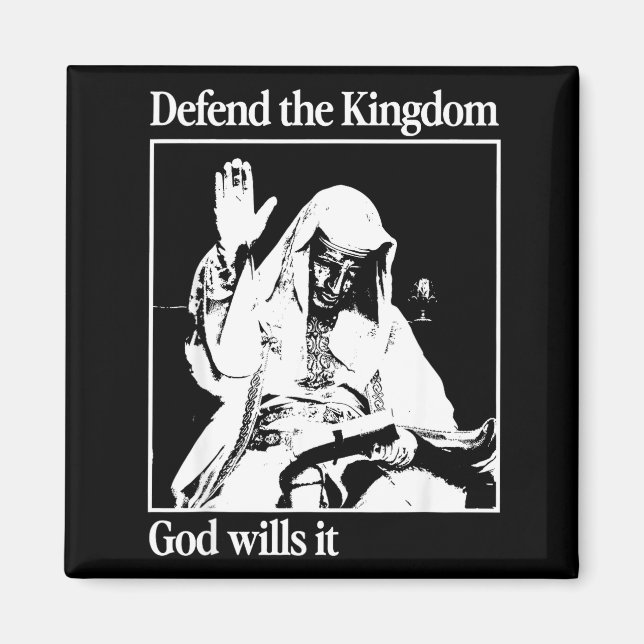 Sliver Mask King Baldwin Iv Meme The Leper King Wa Magnet (Framsidan)