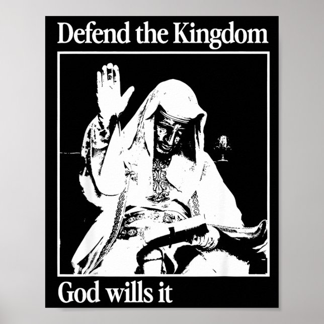 Sliver Mask King Baldwin Iv Meme The Leper King Wa Poster (Framsidan)