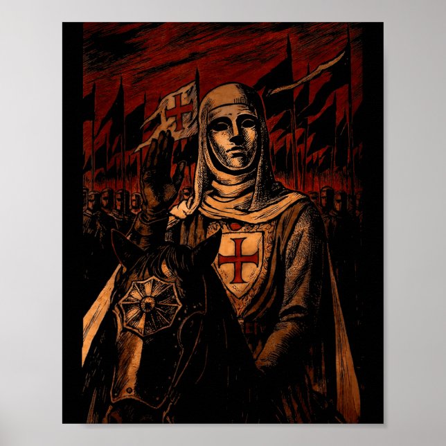 Sliver Mask King Baldwin Iv Meme The Leper King Wa Poster (Framsidan)