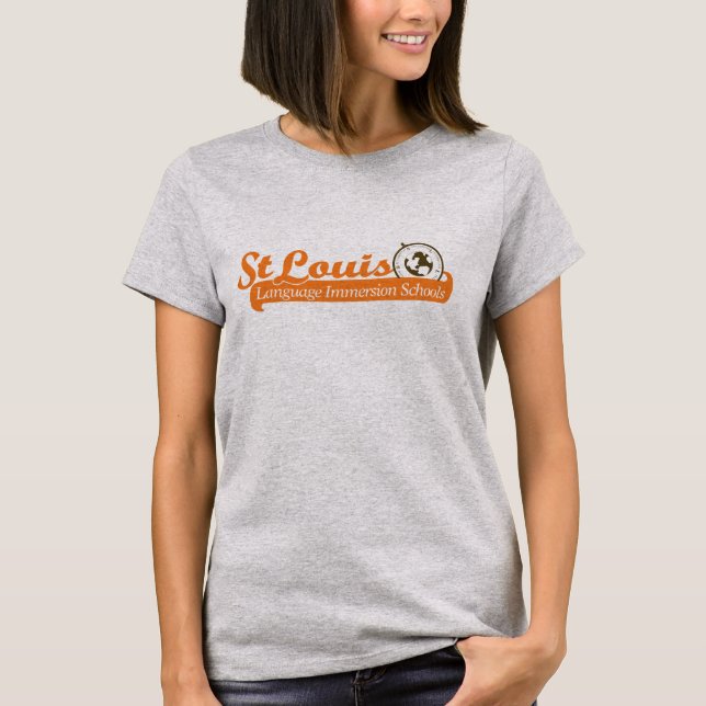 SLLIS-nedslagkvinna Hanes ComfortSoft® T-tröja T-shirt (Framsida)