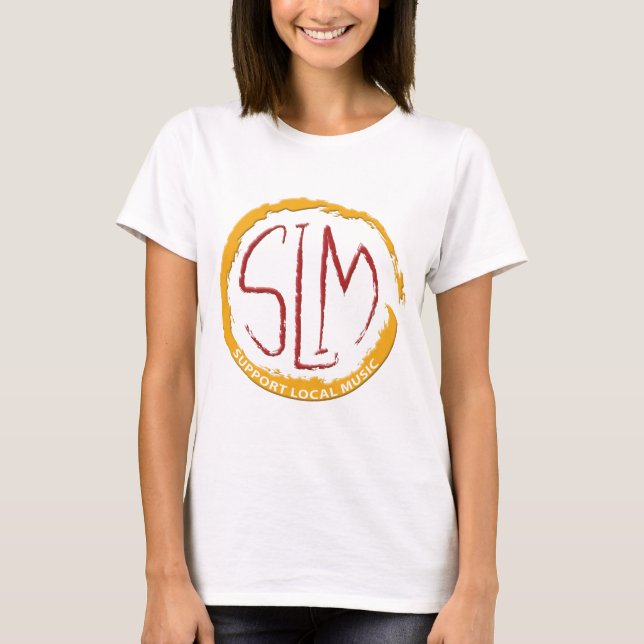 SLM - Support Local Music 2 T Shirt (Framsida)