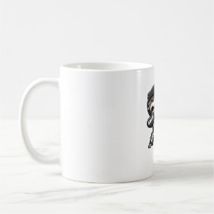 Slo Halloween skelett barn kvinnor män Slo klassik Kaffemugg