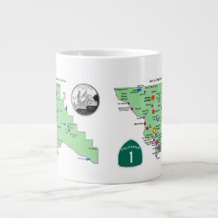 SLO Ställe Namn Karta med engelska översättningar Jumbo Mugg