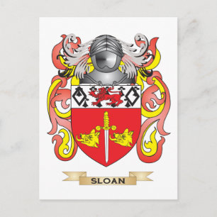 Sloan Jacka av Arm (Family Crest) Vykort