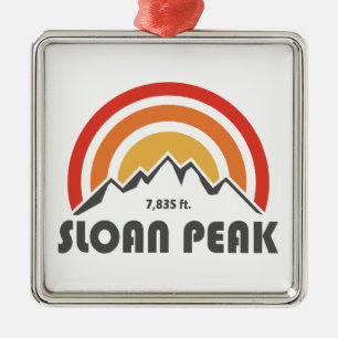 Sloan Peak Washington Julgransprydnad Metall