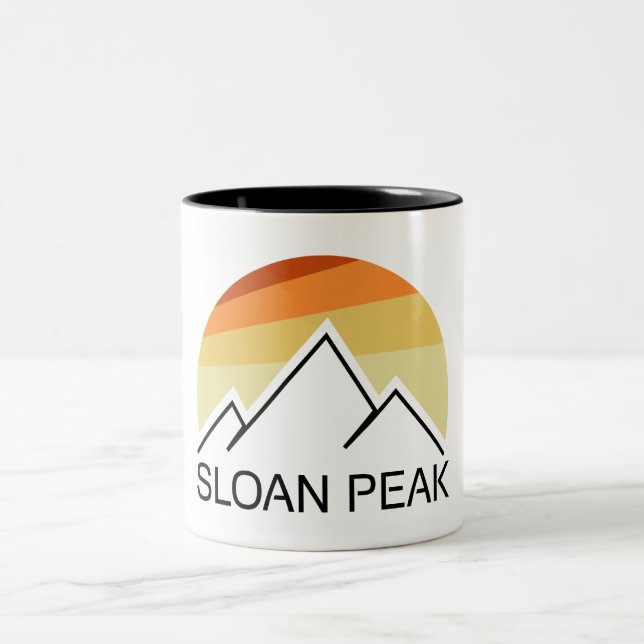 Sloan Peak Washington Retro Två-Tonad Mugg (Center)