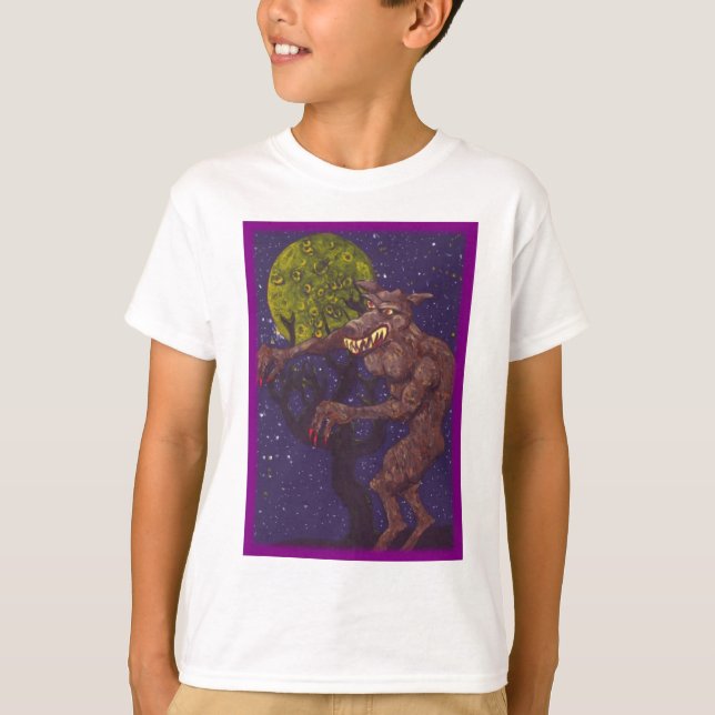 Slobbering Werewolf T-shirt (Framsida)