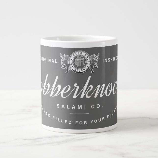Slobberknocker Salami Company Jumbo Mugg (Framsidan)