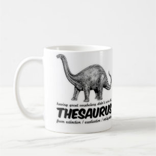 Slocknad ordbok kaffemugg