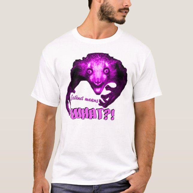 Slocknade elak vad?! t-shirt (Framsida)