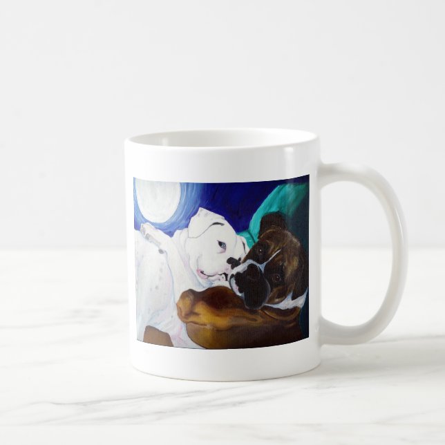 Slog sönder boxare kaffemugg (Höger)