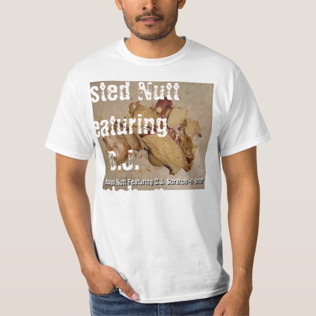 Slog sönder Nutt som presenterar D.J. T-shirt (Framsida)