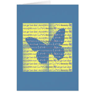 Slogan Butterfly Hälsningskort