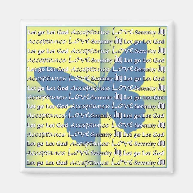 Slogan Butterfly Magnet (Framsidan)