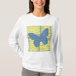 Slogan Butterfly Tee
