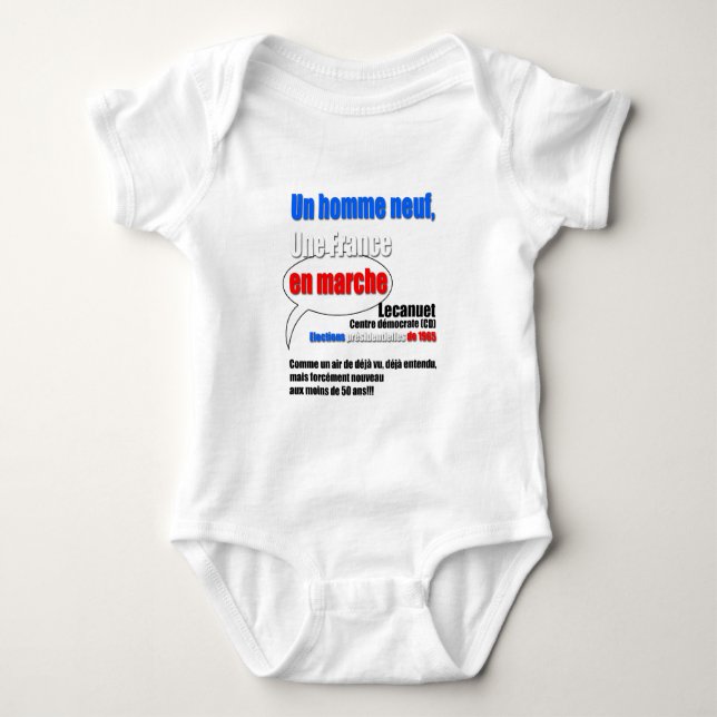 Slogan En Marche baby Bodydress 1 T-shirt (Framsida)