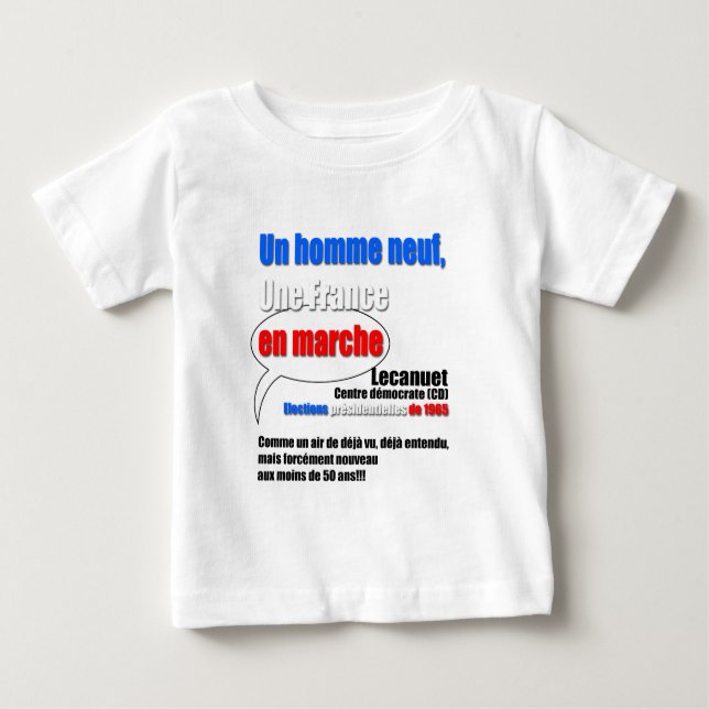 Slogan En Marche Tee Shirt (Framsida)