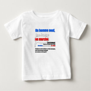 Slogan En Marche White baby T Tröja