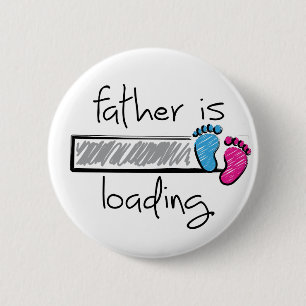 Slogan far laddar. Vader, pappa har förvärrat det. Knapp