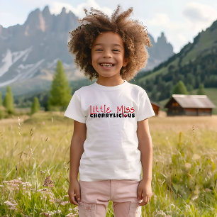Slogan för körsbärsvisare i mamma födelsedag t shirt